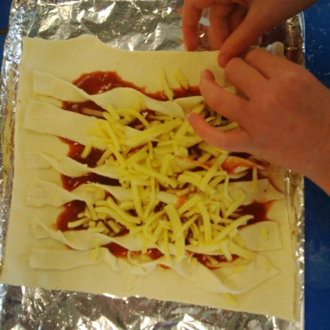 making italian tart
