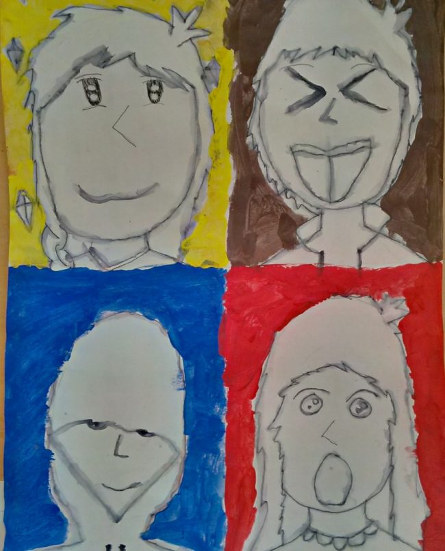 facial expressions manga style