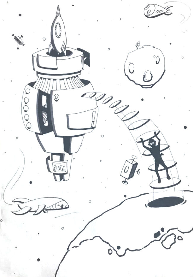 pic 8 Spaceship in space!
